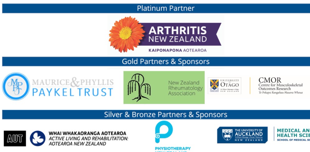 2021 Aotearoa New Zealand Kaikōiwi Osteoarthritis Basecamp sponsors