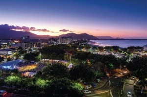 Cairns at night