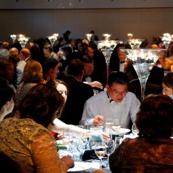 photo of a dinner event