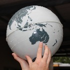 photo of Braille world globe