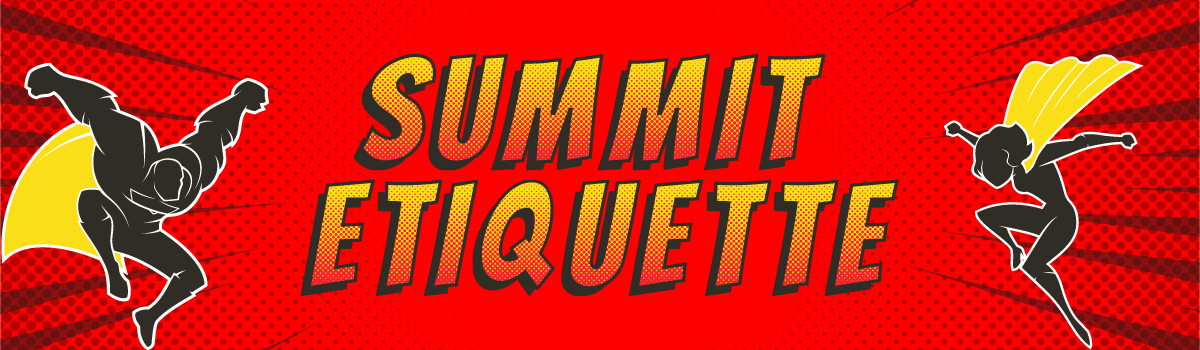 Summit Etiquette Header