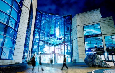 Exterior of the ICC Birmingham