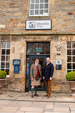 Lord Thurso with Stewart Marshall from Johnstons 